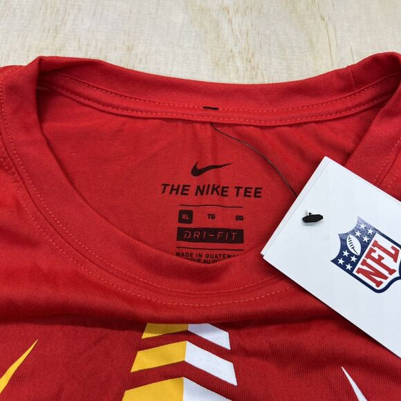 NEW XL Kansas City Chiefs Nike Red Icon Legend Long Sleeve Dri Fit Shirt - Picture 3 of 10